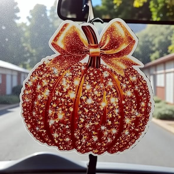 Sparkling Pumpkin Car Freshie