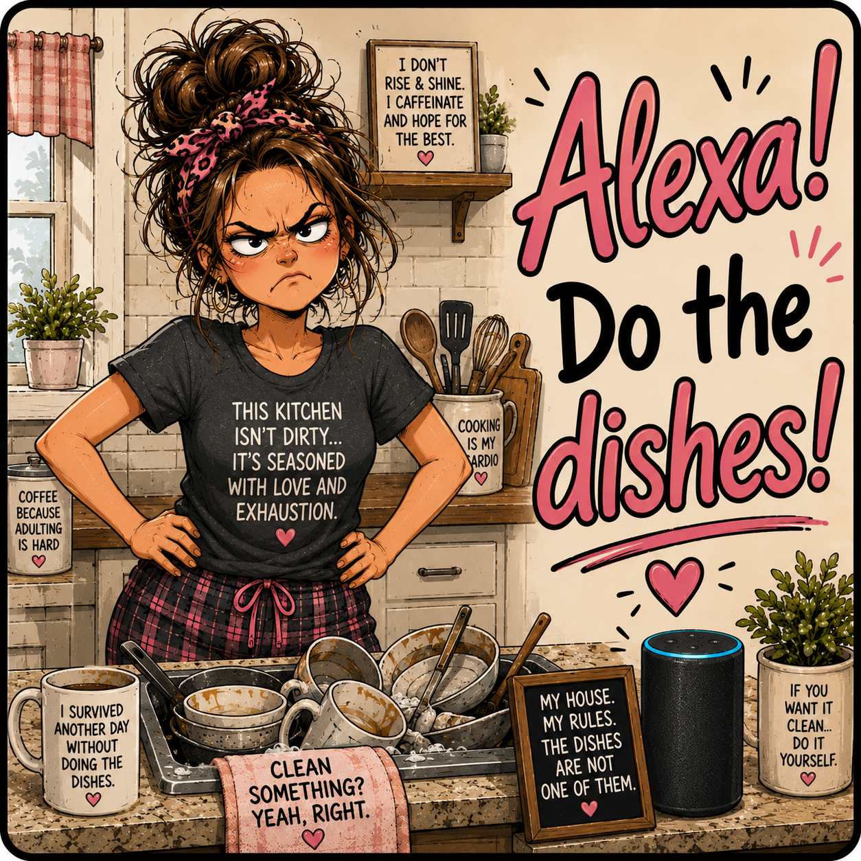 Frazzled Mom - Alexa Do The Dishes
