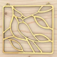 Cardinal - Blank Wood Frame
