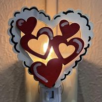 Valentine Hearts Nightlight