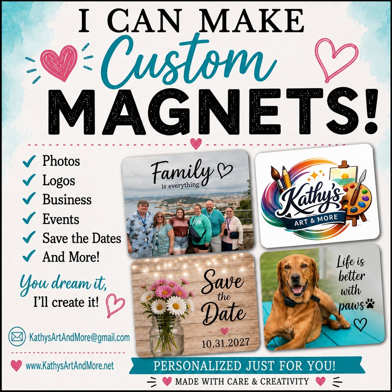 CUSTOM / Personalized Magnet