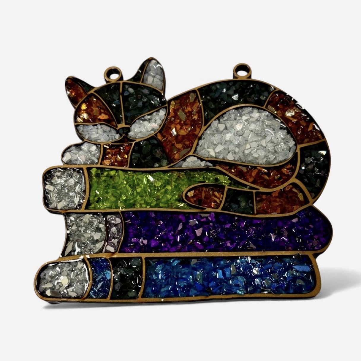 DIY Crushed Glass Suncatcher Kit - Cat on Books