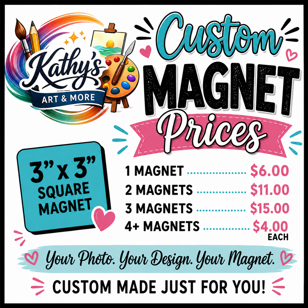 CUSTOM / Personalized Magnet
