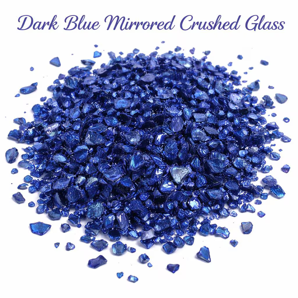 Dark Blue - Crushed Stained Glass