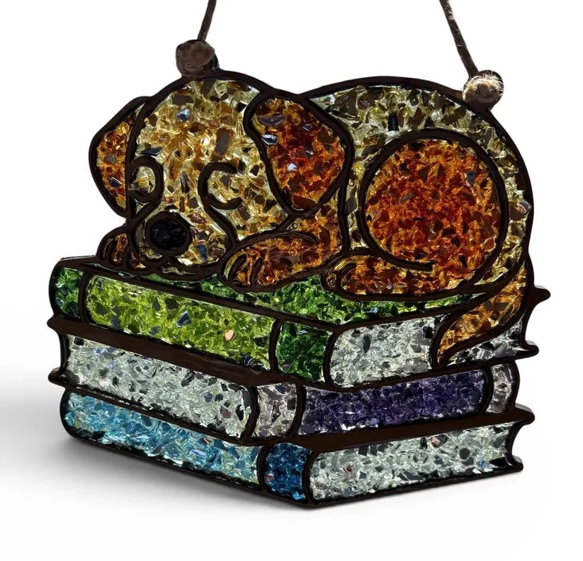DIY Crushed Glass Suncatcher Kit - Dog on Books