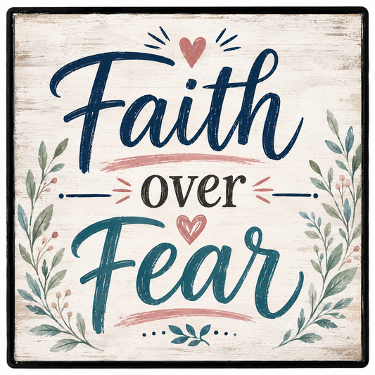 Faith over Fear magnet