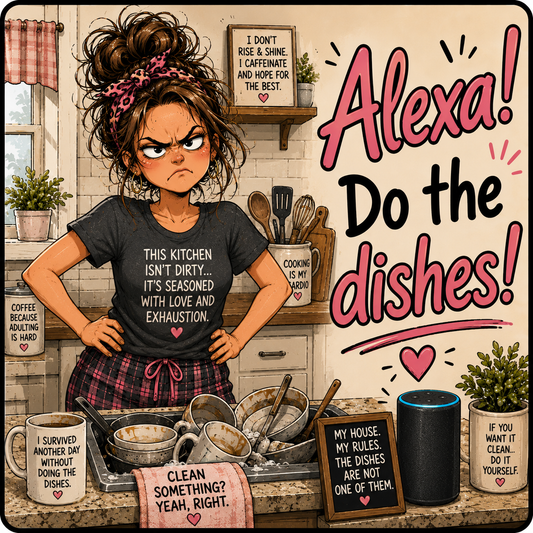 Frazzled Mom - Alexa Do The Dishes