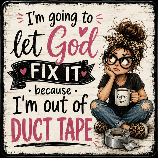 Let God Fix It magnet