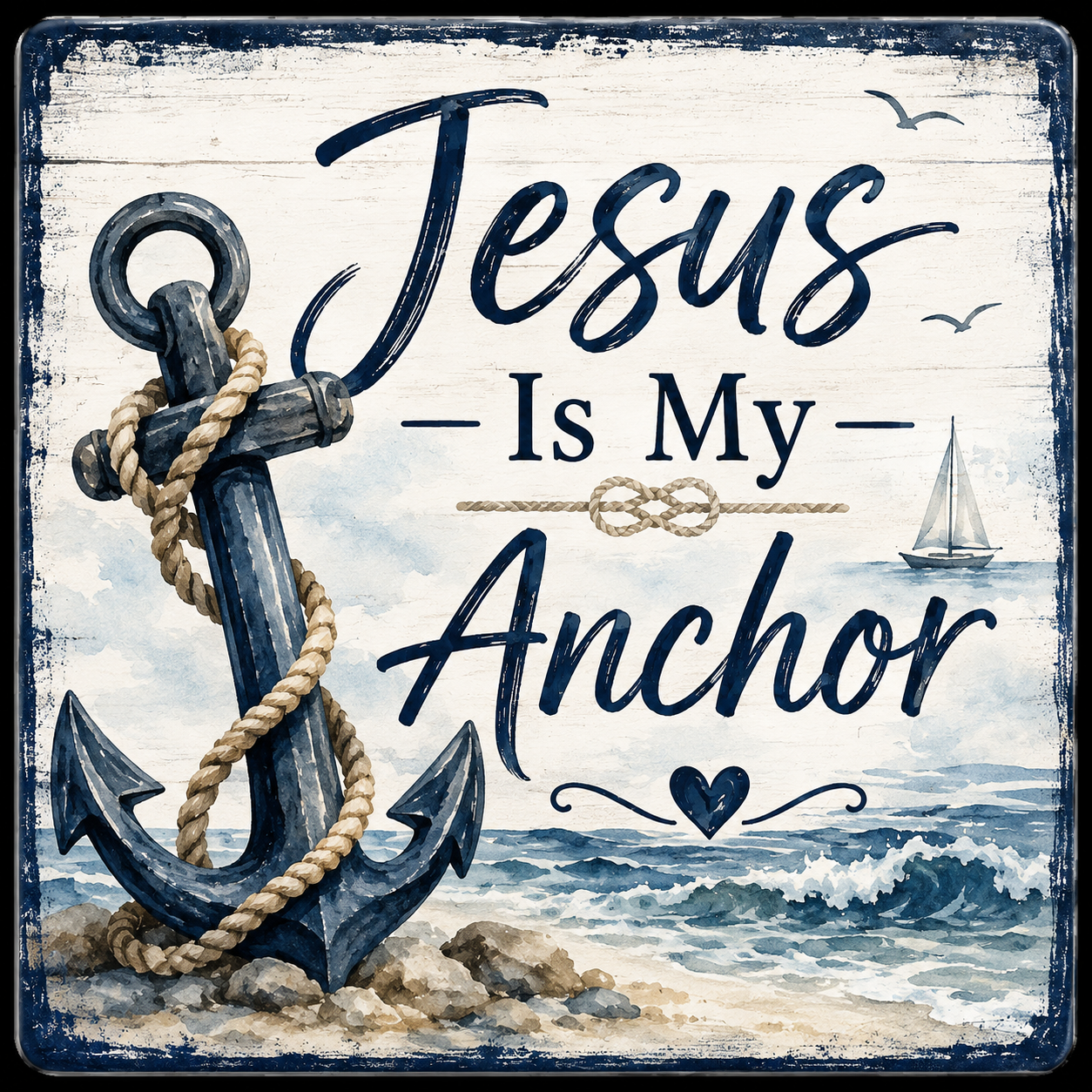 Jesus is my Anchor magnet