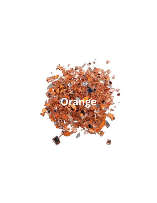 Orange - Crushed Stained Glass