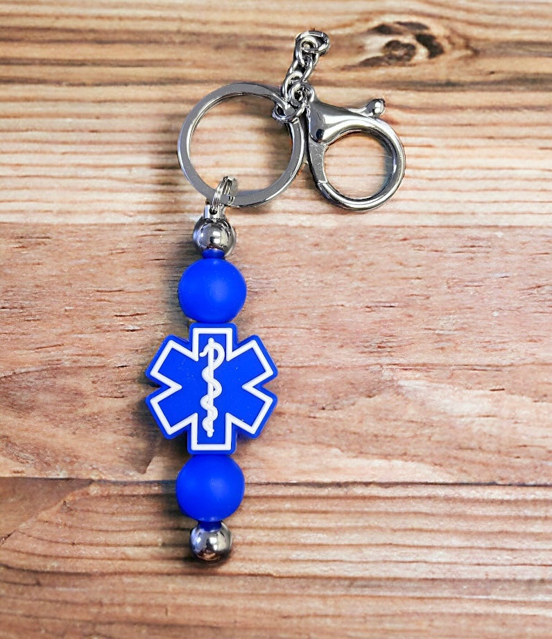 EMS Star of Life Keychain