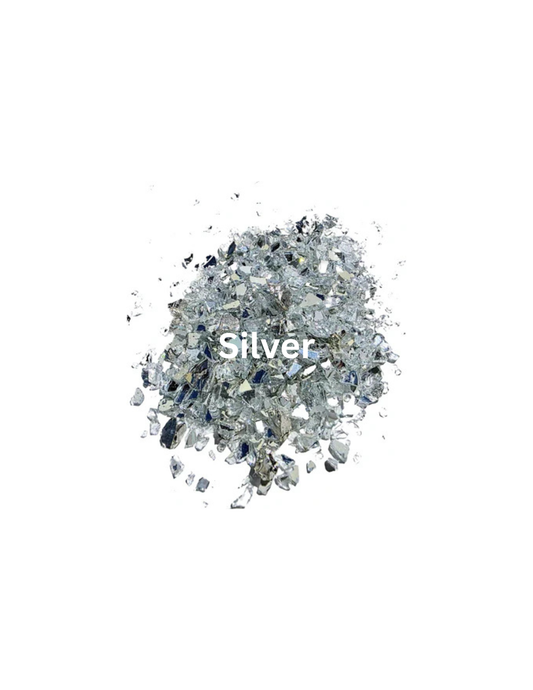 Silver - Crushed Stained Glass