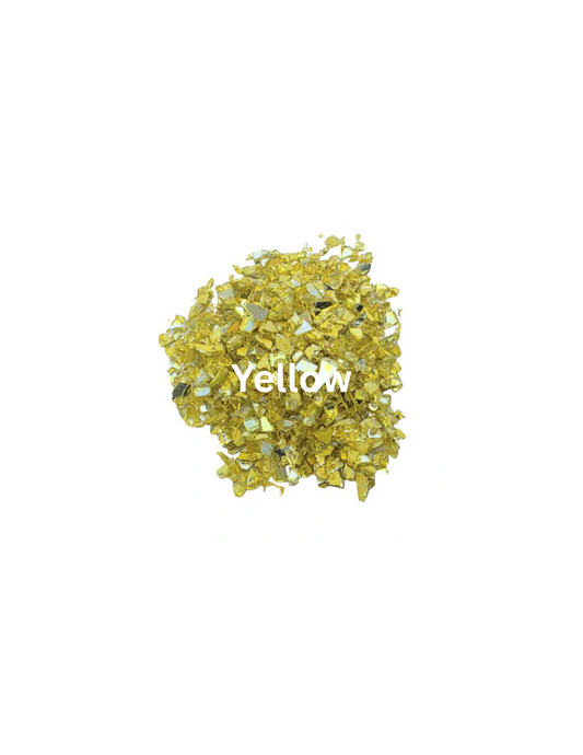 Yellow - Crushed Stained Glass