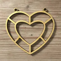 Heart - Blank Wood Frame