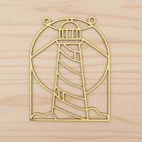 Lighthouse - Blank Wood Frame