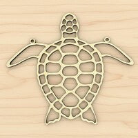 Sea Turtle - Blank Wood Frame