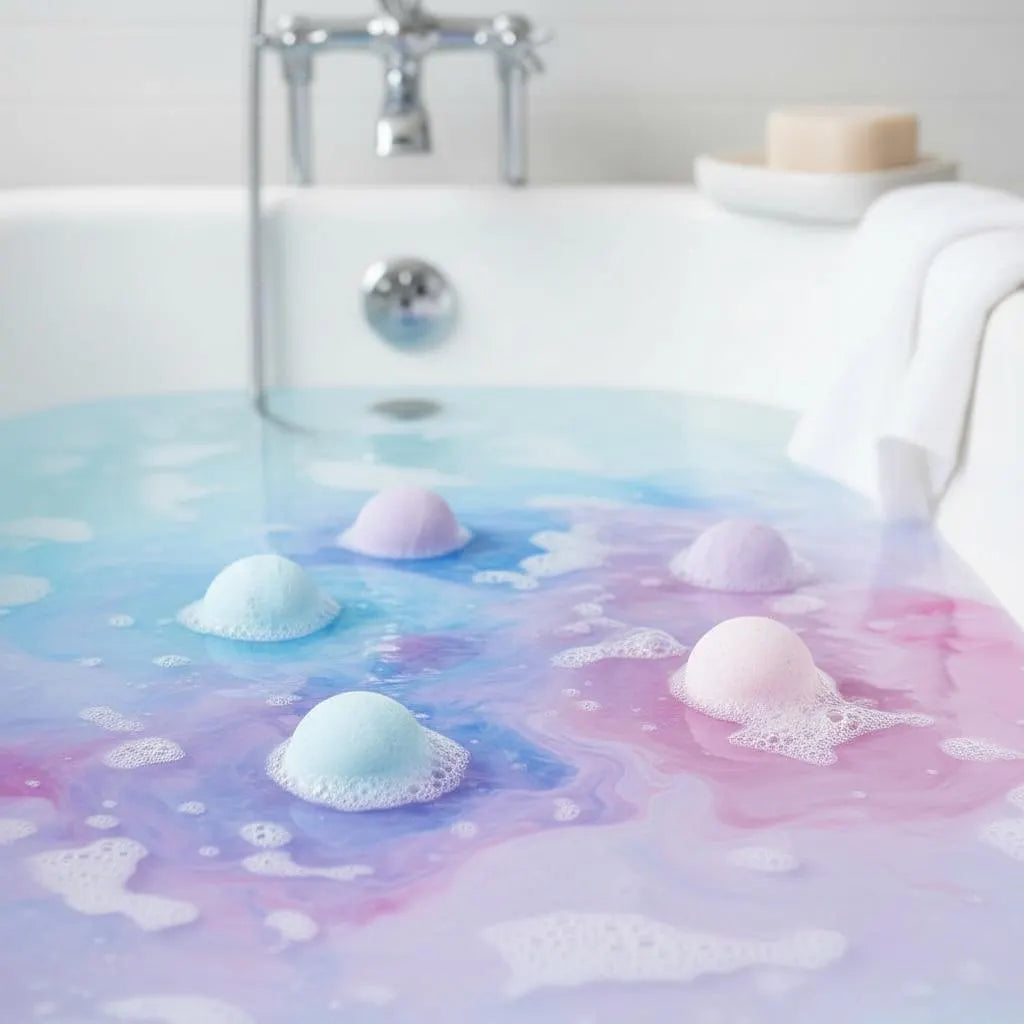Cotton Candy Mini Bath Bombs