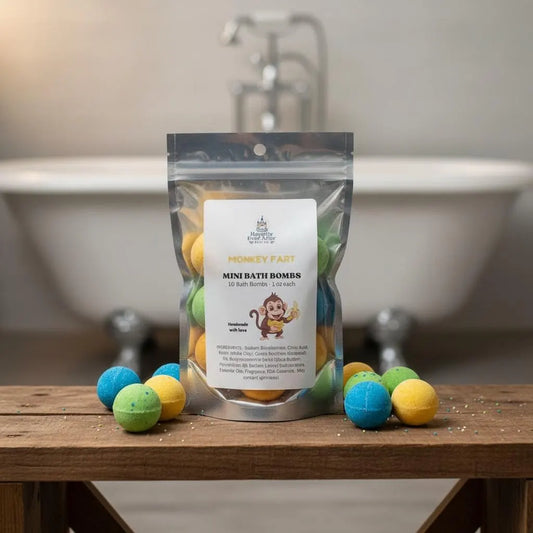 Monkey Farts Mini Bath Bombs