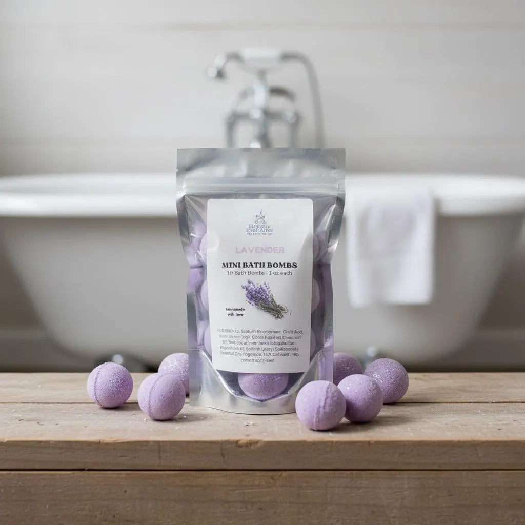 Lavender Mini Bath Bombs