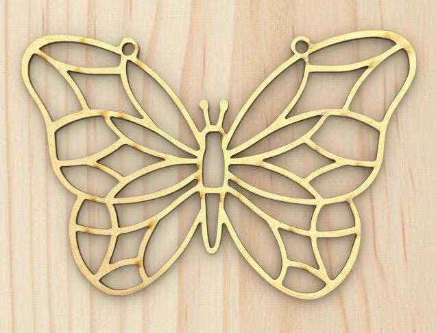 Butterfly - Blank Wood Frame