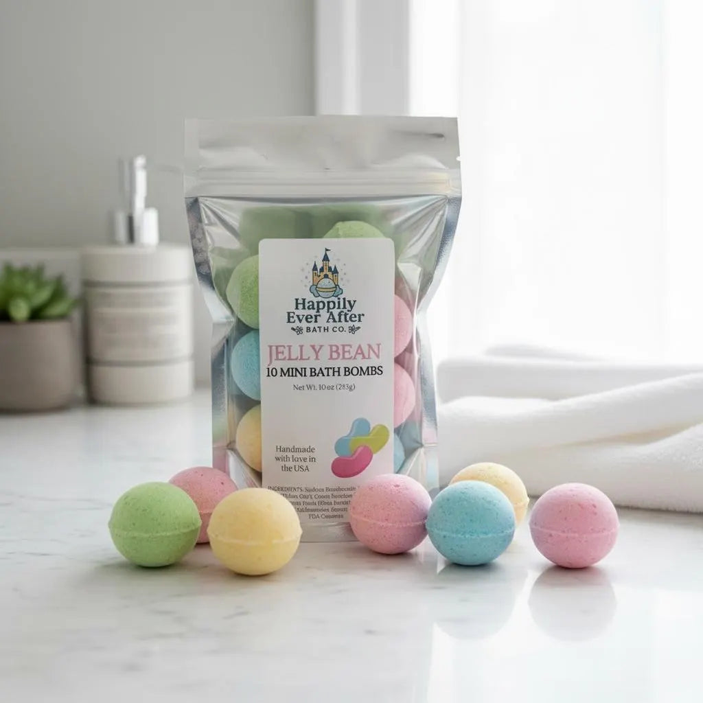 Jelly Bean Mini Bath Bombs