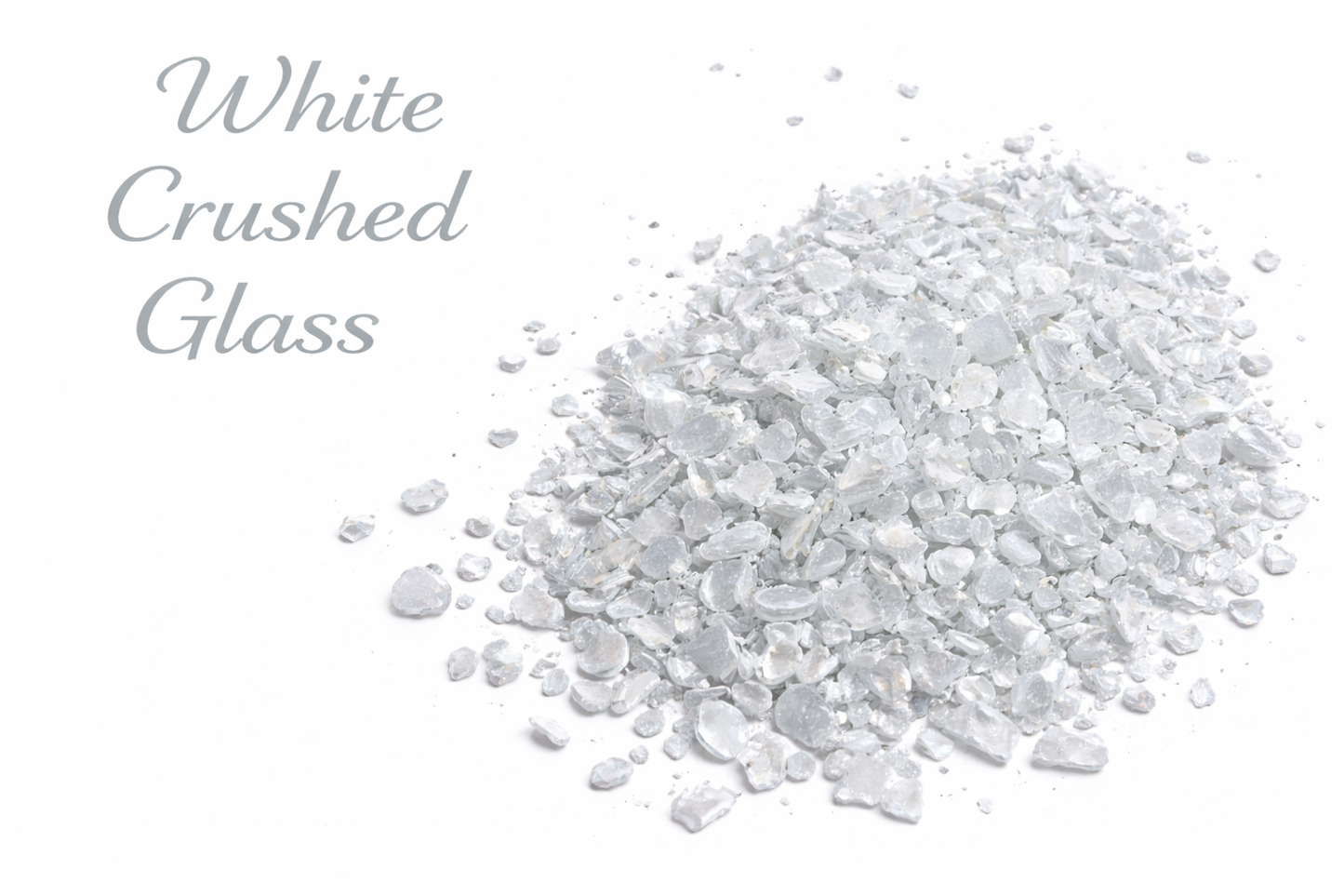 White - Crushed Stained Glass