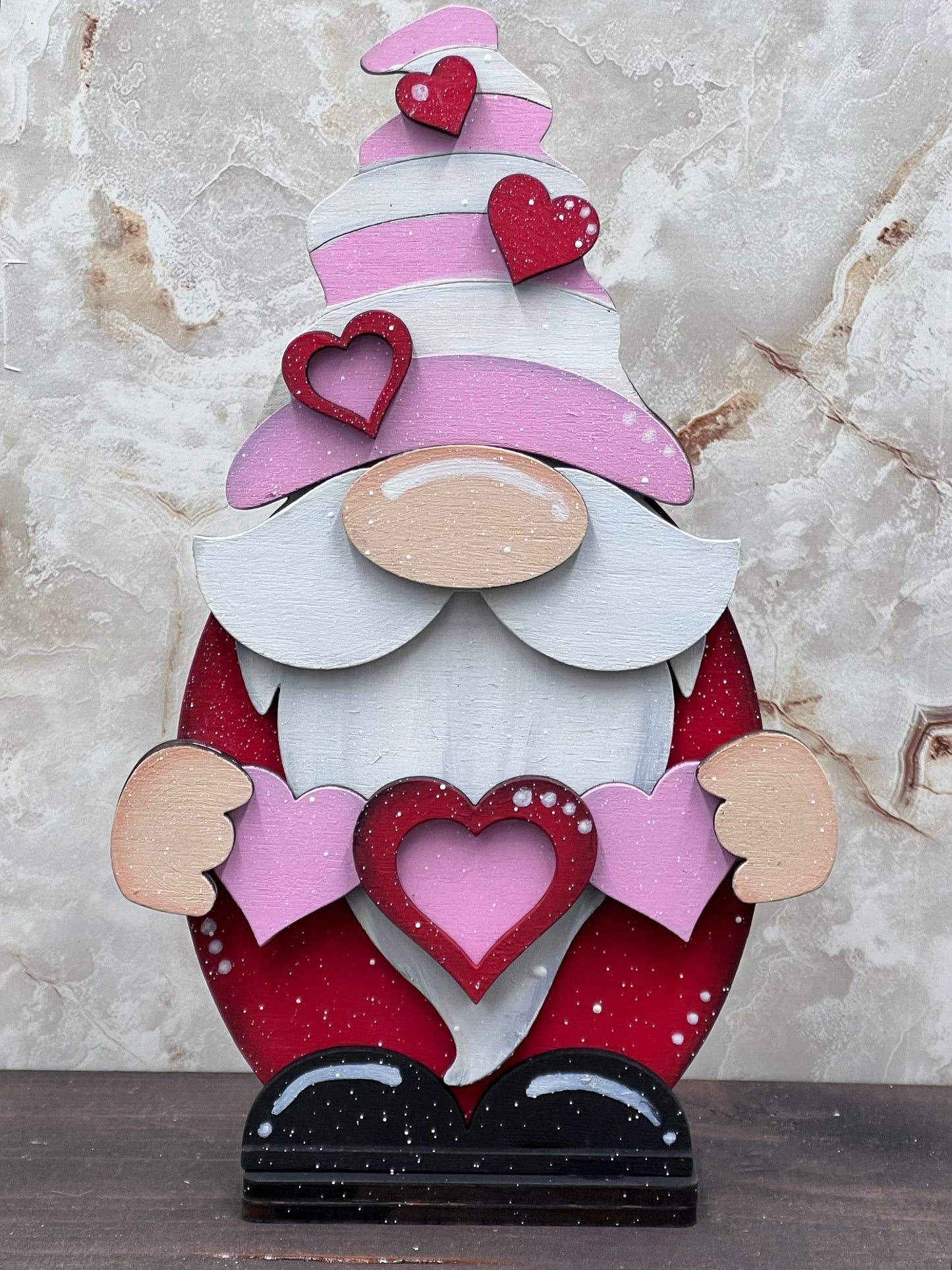 Valentine Gnome Shelf Sitter